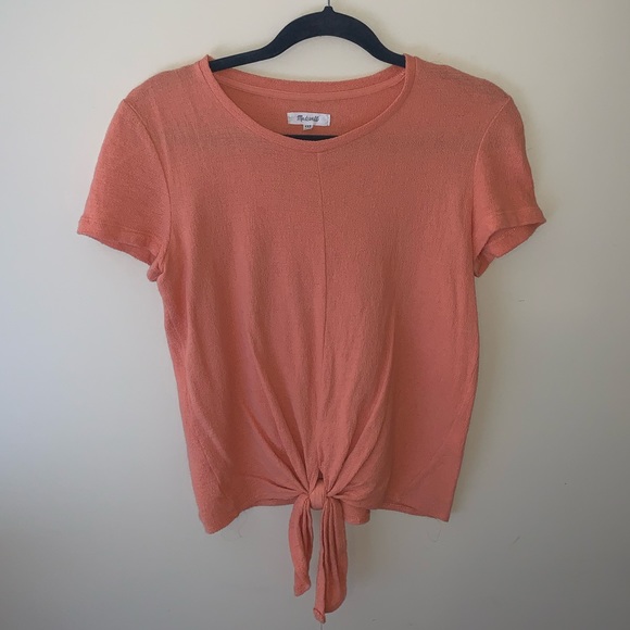Madewell Tops - EUC Madewell tie front top